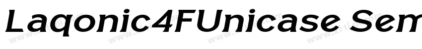 Laqonic4FUnicase Sem字体转换